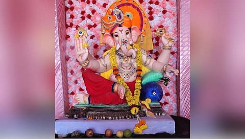 कोल्हापूर : जंगमवाडी गावाने जपली ३० वर्षांपासूनची एक गाव एक गणपती परंपरा