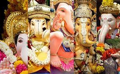 पुणे : मानाचे, प्रमुख गणपती मंडळाचे मिरवणूक रथ सजू लागले