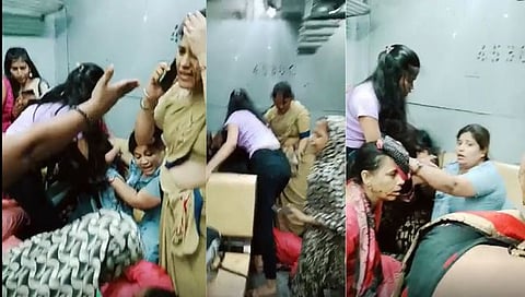 ठाणे ते पनवेल लोकलमध्ये हाणामारी