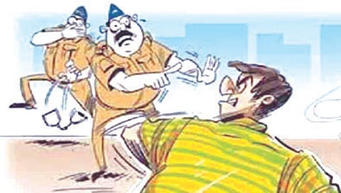 Vasai Police Attack