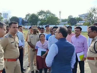 पुणे : जिल्हाधिकार्यांकडून विजयस्तंभ अभिवादन नियोजनाचा आढावा