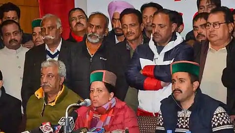 हिमाचल प्रदेशात मुख्यमंत्रिपदावरून राडा