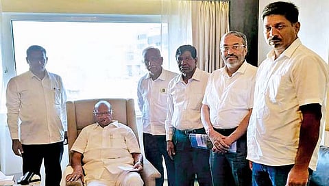 सीमाप्रश्नी दिल्लीत वकिलांशी चर्चा करणार : शरद पवार