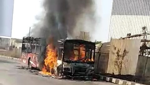 ठाणे : बस चालकाच्या प्रसंगावधनामुळे ‘एनएमएमटी’मधील प्रवासी बचावले