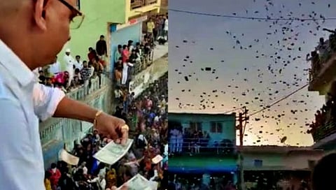 Gujarat : पुतण्याच्या लग्नात माजी सरपंचाचा पैशांचा पाऊस