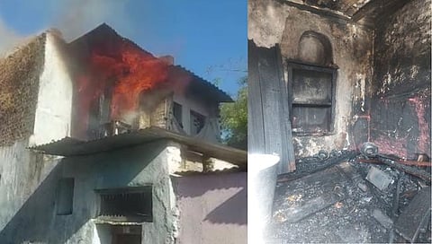 परभणी : शॉर्टसर्किटने घराला आग; दिड लाखाचे नुकसान