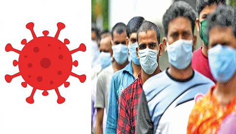 Covid-19 cases | देशात २४ तासांत कोरोनाचे ६,१५५ नवे रुग्ण, पॉझिटिव्हिटी रेट ५.६३ टक्क्यांवर