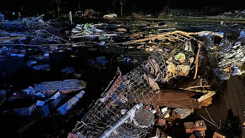 Mississippi Tornado : अमेरिकेतील मिसिसिपी राज्याला चक्रीवादळाचा तडाखा; 25 जणांचा मृत्यू