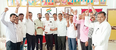 पाथर्डी : कला शिक्षक संघाचा जुन्या पेन्शनला पाठिंबा