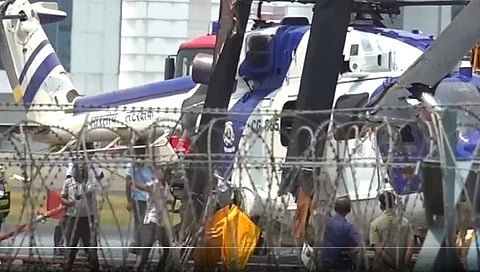ALH ध्रवचे कोचीमध्ये ‘पोस्ट लँडिंग’; पायलट सुरक्षित