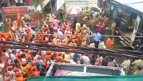 छत्रपती संभाजीनगर : मनसेचा मोर्चा पोलिसांनी अडवला