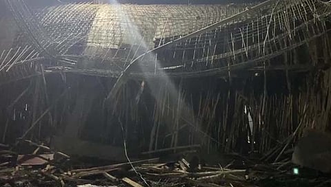 शटर कोसळून एका मजुराचा मृत्यू