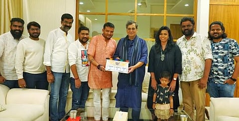 सुभाष घई यांच्या हस्ते "मु. पो. देवाचं घर" चित्रपटाचा मुहूर्त