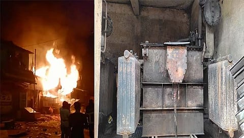 मुंबई: वडाळ्यात विद्युत ट्रान्सफार्मर जळून खाक, टपरीसह तीन घरांचे नुकसान