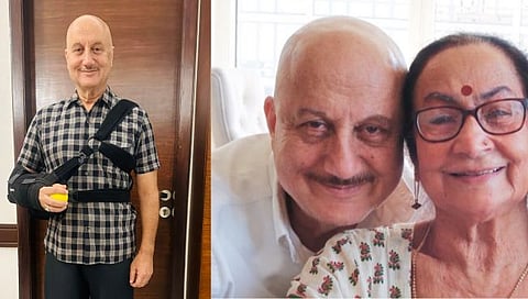 Anupam Kher injury : अनुपम खेर शूटिंगदरम्यान जखमी