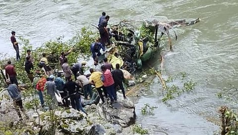 Helicopter crashed
