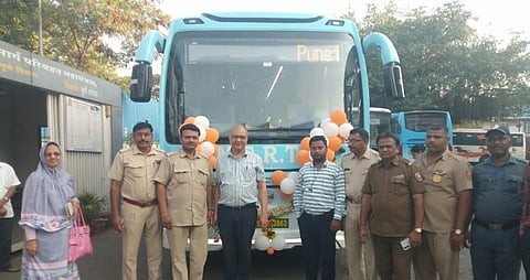 पुणे स्टेशन-दादर मार्गावर नव्या इलेक्ट्रिक शिवनेरी धावायला सुरुवात