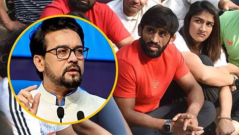 Wrestlers Protest : खा.बृजभूषण विरोधात भक्कम आरोपपत्र दाखल करू : केंद्रीय क्रीडा मंत्र्यांचे आश्वासन