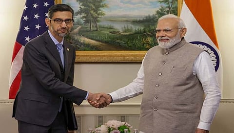 Google करणार भारतात १० अब्ज डॉलरची गुंतवणूक, पीएम मोदींच्या भेटीनंतर सुंदर पिचाईंची घोषणा
