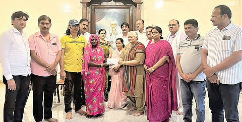 कोळपेवाडी : शांताबाईंच्या डोळ्यांचे ऑपरेशन करू : पुष्पाताई काळे