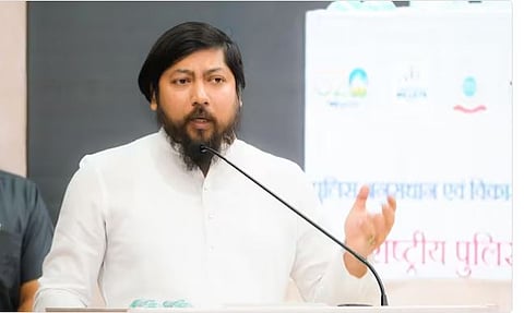 केंद्रीय राज्यमंत्री निसिथ प्रामाणिक. ( संग्रहित छायाचित्र )
