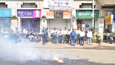 नाशिकला पुढारी न्यूज चॅनलचे जल्लोषात स्वागत