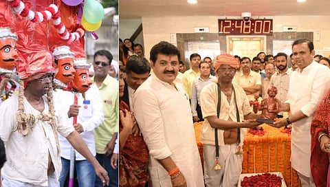 विधान भवनाच्या प्रांगणात झिरवाळांनी धरला ठेका