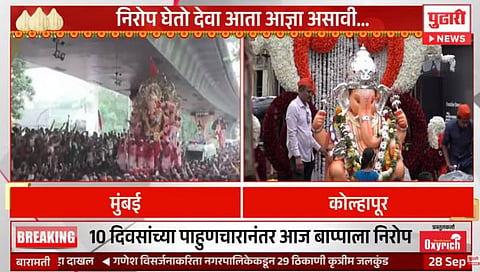 Anant Chaturdashi 2023 : पुढच्या वर्षी लवकर या… राज्यभरात लाडक्या गणरायाची विसर्जन मिरवणूक जल्लोषात
