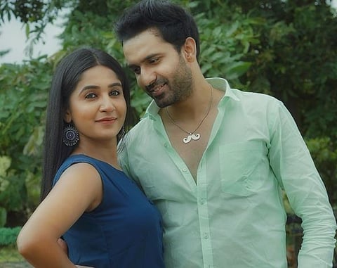 Ankita Raut and Harish Wangikar