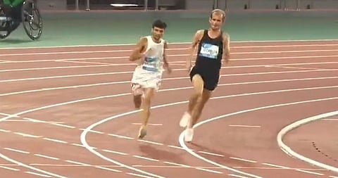 Asian Para Games : शरथची 5000 मीटर धावण्याच्या शर्यतीत ‘सुवर्ण’ला गवसणी