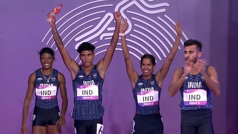 Asian Games 2023 : भारत @60 मेडल्स, 4X400 मीटर मिश्र रिलेमध्ये रौप्यपदक