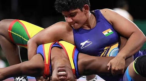Asian Games : किरण बिश्नोईची कांस्यपदकावर मोहोर, कुस्तीत मिळाले चौथे पदक