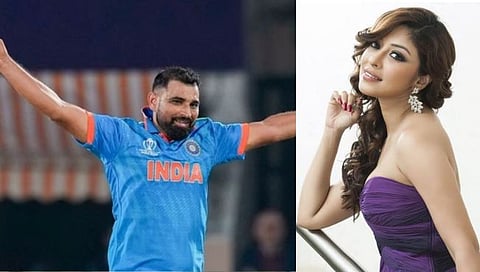 Payal Ghosh and Mohammed Shami