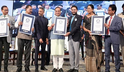 आसाम सरकारच्या अमृत वृद्धि आंदोलन उपक्रमाची नोंद आता गिनीज वर्ल्ड रेकॉर्डमध्ये नोंद झाली आहे.