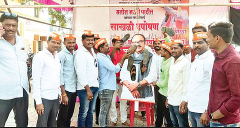 Nagar News : भुजबळांच्या निषेर्धांत, प्रतिमेस जोडे मारो आंदोलन