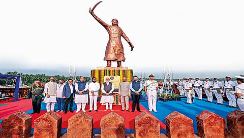 छत्रपती शिवरायांच्या नौदल सामर्थ्याला पंतप्रधानांचे वंदन