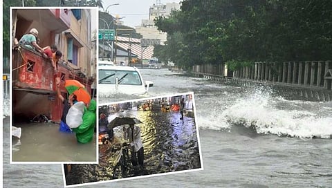 Cyclone Michaung Update : चेन्नईत मुसळधार पावसाने जनजीवन विस्कळीत, मिचौंग चक्रीवादळाने पूरस्थिती