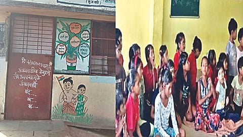 राज्यातील अंगणवाडी कर्मचारी संपामुळे विद्यार्थ्यांचे नुकसान