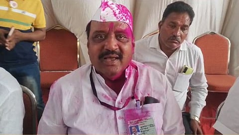 Bidri Sakhar Karkhana Election | के. पी. पाटील यांना गुलाल लागला! मतमोजणी केंद्रावर समर्थकांकडून जल्लोष