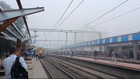 मध्य रेल्वेची वाहतूक उशिराने
