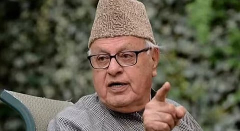 नॅशनल कॉन्फरन्सचे प्रमुख आणि जम्मू-काश्मीरचे माजी मुख्यमंत्री फारुख अब्दुल्ला. (संग्रहित छायाचित्र)
