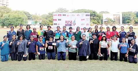 ‘राईझ अप’ महिला अॅथलेटिक्स स्पर्धा; मिशिका चौबेला दुहेरी सुवर्णपदक