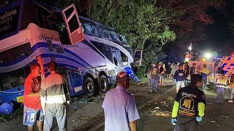 थायलंडमध्ये भीषण अपघात, १४ ठार, २० जण गंभीर जखमी