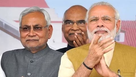 पंतप्रधान नरेंद्र माेदी, बिहारचे मुख्यमंत्री नितीश कुमार. ( संग्रहित छायाचित्र)