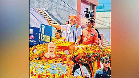 ‘शक्ती’कडून विरोधकांचा विनाश : पंतप्रधान मोदी