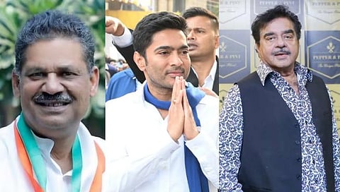 कीर्ती आझाद, अभिषेक बॅनर्जी आणि शत्रुघ्न सिन्हा.
(संग्रहित छायाचित्र )