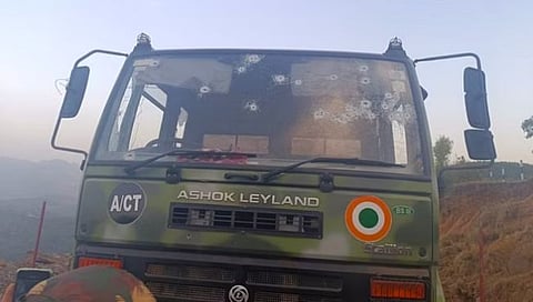 पुंछमध्ये हवाई दलाच्या वाहन ताफ्यावर दहशतवादी हल्ला; पाच जवान जखमी