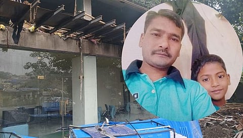 विक्रोळी येथे इमारतीचा भाग कोसळून पितापुत्राचा मृत्यू झाला.