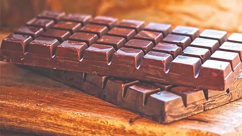 Dark chocolate is good for the heart