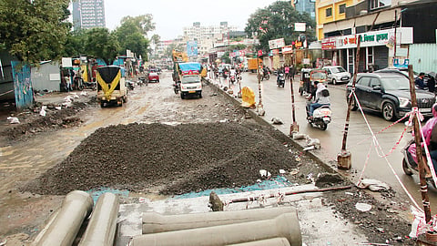 Delay road work